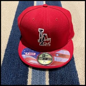 Los Angeles Dodgers 4th of July 2009 Edition Flatbill Size 7 1/4  🇺🇸